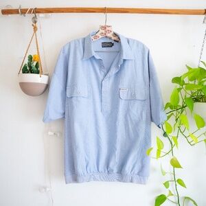 VINTAGE MEMBERS ONLY Short Sleeve Polo Top XL